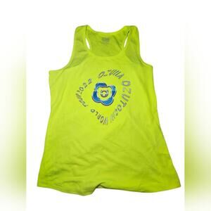 NWOT Ozuna World Tour 2022, Mens Large, Bright Yellow Graphic Tank Top